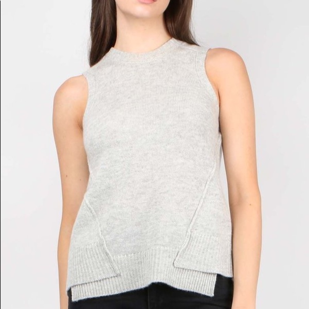 Brochu Walker Aimi Crossback Looker Cashmere Sweater Tank NWT
